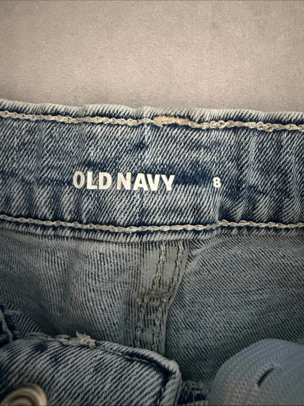 Old Navy Girls' Denim Shorts - Light Blue & Dark Blue 2-Pack
